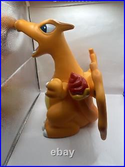 JP Pokemon Tomy Charizard Piggy Bank Coin Big Bank Figure 1997 Vintage Very Rare