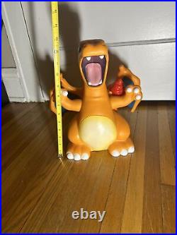 JP Pokemon Tomy Charizard Piggy Bank Coin Big Bank Figure 1997 Vintage Very Rare