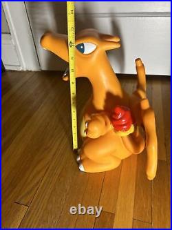 JP Pokemon Tomy Charizard Piggy Bank Coin Big Bank Figure 1997 Vintage Very Rare