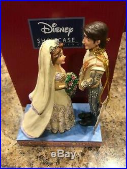 Jim Shore Disney Rapunzel & Flynn Wedding The Big Day 4056751 New in Box RARE
