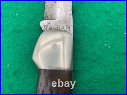 Kabar 1923-1937 Union Cut Co. Pre- War Super Rare Big Hunter Bone Rare Knife