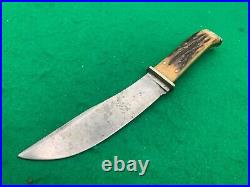 Kabar Stag Pre-war 1923 To 1937 Only, Super Rare Nice Big Knife & Sheath 4