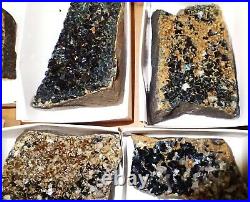 LAZULITE BY FLAT RARE Fine Crystals Mineral Specimen s Big Fish River NWT Canada