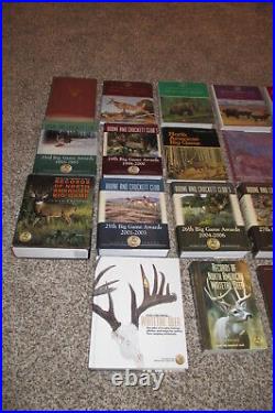 Large Collection of Boone & Crockett Books 22 B&C Books North American Rare