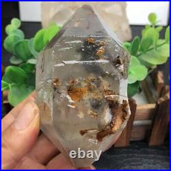 Large TOP Rare Herkimer Diamond crystal gem tip+Big Moving Water Droplets 360g