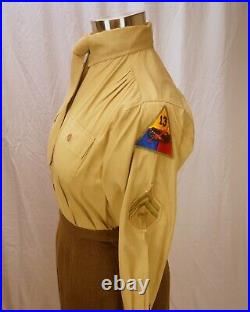 Large WWII Enlisted WAC Uniform big enough to fit modern woman + rare coverall