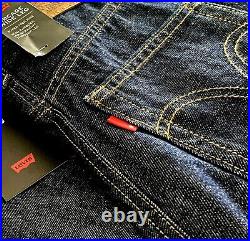 Levi's Blank red Tab Ribcage Wide Leg Jeans 24 x 34 Rare & Collectable