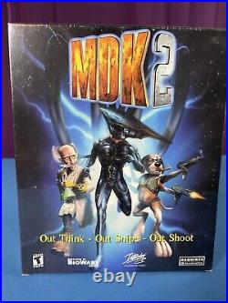 MDK 2 (PC CD-ROM Big Box PC Game) Rare Collectible VINTAGE Authentic NEW SEALED