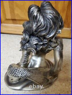 MERMAID HOOD ORNAMENT RARE Voluptuous Siren RUST PROOF RESIN Big Rig Rat Rod