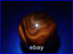 Marbles Rare Collection Big Christensen Agate UV Clearie Sleeping Red Devil LooK