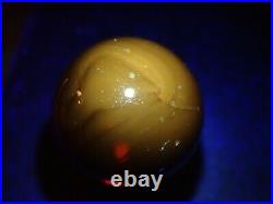 Marbles Rare Collection Big Christensen Agate UV Clearie Sleeping Red Devil LooK