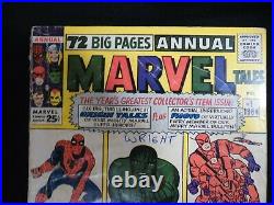 Marvel Tales 72 Page Annual #1 Comic Gd/vg 3.0 Big Key Issue, Very Rare Book