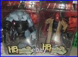 MeZCo LoT HELLBOY RED w big baby & WINK Hellboy 2 Golden Army Mezco RARE new
