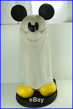 Mickey Mouse Light Up RARE Big Statue Halloween Ghost Disney 30 Free Shipping