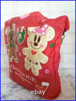 NEW Tokyo Disney Christmas Blanket Gingerbread Mickey Minnie BIG Size 2010 Rare