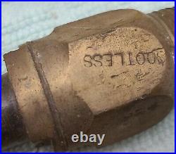 NOS Boxed Brass Sootless 1/2 Spark Plug Gas Engine Plug Collection Vintage Antq