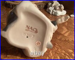 Nao By Lladro 3piece Nativity Set #7026 Glossy & Rare Crèche /stable Collectors