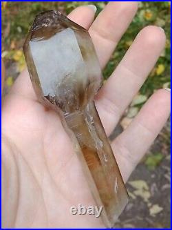 Natural Smokey Citrine Scepter. Zambia BIG And RARE