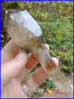 Natural Smokey Citrine Scepter. Zambia BIG And RARE