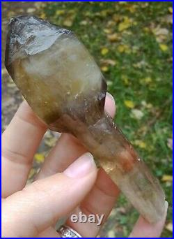 Natural Smokey Citrine Scepter. Zambia BIG And RARE