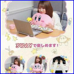 New Kirby PC Laptop Cushion BIG Plush Doll Limited Premium Bandai Official Rare