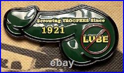 New Maryland State Police Big Green Weenie Challenge Coin RARE AND LIMITED