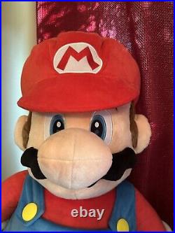 Nintendo Super Mario Big Plush LL Size Rare Extra Large Plushie