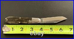 Northwoods Knives Giraffe Bone Big Bay Pocket Knife Gec Rare Model