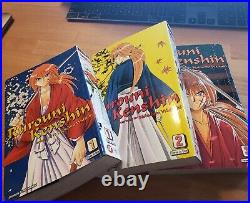 OOP RARE Viz Big Shonen Jump Rurouni Kenshin VOLUMES 1 2 3 Watsuki First Prints