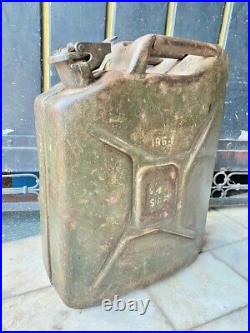 Old Antique Rare Handmade Big Jerry Can, / Pot Collectible