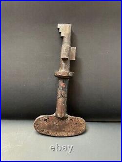 Old Vintage Rare Handmade Unique Shape Rustic Iron Big Skeleton Key Collectible
