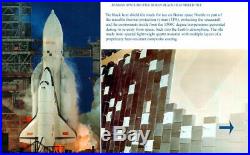Original Space Shuttle Buran Heat Shield Thermal Black Tile Big Size Rare
