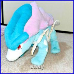 Pokemon TOMY Suicune Plush Big DP 20-34cm Stuffed toy Doll Japan Original RARE