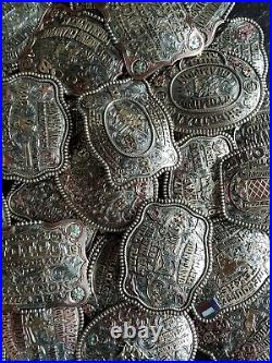 Pro Rodeo Bronc Riding Champion Trophy Buckle? Big Spring Texas? Rare? 552