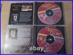 Quest for Glory Collection I-IV Includes Big Box & Manual PC DOS\WINDOWS 95\98