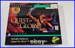 Quest for Glory Collection Series (PC CD ROM 1999) Big Box Rare Games Sierra