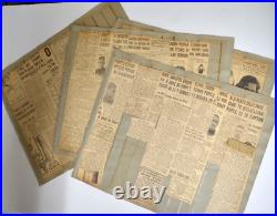 RARE 1920's Newspaper Article Collection NORTHWESTERN UNIVERSITY BIG 10 Sports