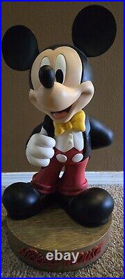 RARE 1999 Disney Mickey Mouse Tuxedo 21 Tall Big Fig Statue