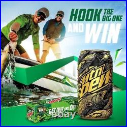 RARE 2021 FULL Mtn Dew Promo Can Hook The Big One Golden Bass Can ONLY 50 MADE