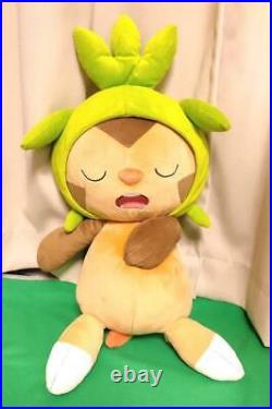 RARE 3Set 2015 Pokemon Center Chespin Fennekin Froakie Sleeping BIG Plush