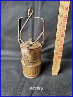 RARE BIG BOY MINER'S BRASS LANTERN FROM COAL MINE Collectible