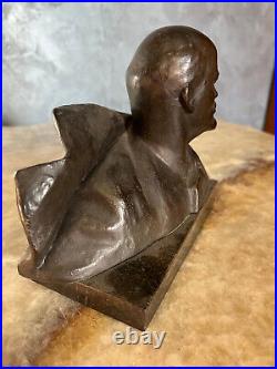 RARE BIG Weight 1640g Bust Lenin Original USSR