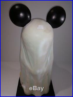 RARE Big Fig Mickey Mouse Ghost with Base Walt Disney World Halloween READ