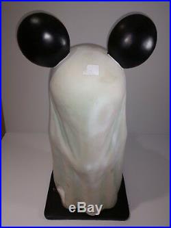 RARE Big Fig Mickey Mouse Ghost with Base Walt Disney World Halloween READ