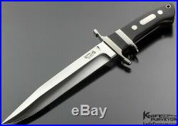 RARE Bob Loveless Double Nude Logo Big Bear Subhilt Fighter Custom Knife Knives
