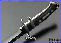 RARE Bob Loveless Double Nude Logo Big Bear Subhilt Fighter Custom Knife Knives