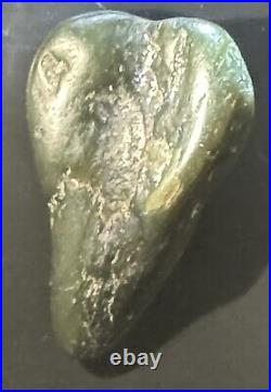 RARE? Botryoidal Heart? Big Sur Jade Stone-Health, Reiki, Luck, wealth, Fengshui#8