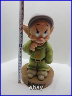 RARE DISNEY BIG FIGURE DOPEY Collectible Statue with Base 20 inch