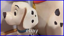 RARE Disney 101 Dalmatians 45th Anniversary Pongo WithPuppies Big Fig 20 WithBase