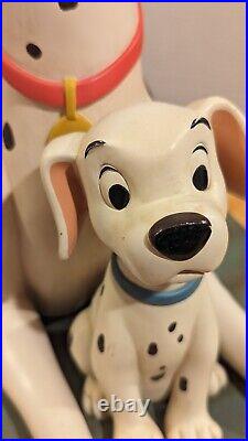 RARE Disney 101 Dalmatians 45th Anniversary Pongo WithPuppies Big Fig 20 WithBase